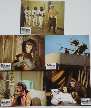 Escape From The Planet Of The Apes 5 X L.  C French 1971 Kim Hunter