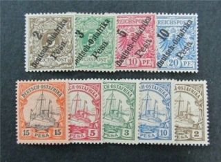 Nystamps German East Africa Stamp 6//15 Og H $34