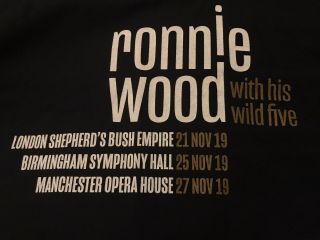 Ronnie Wood ‘mad Lad’ Tour T - Shirt.  Chuck Berry.  Wild Five.  Rolling Stones.