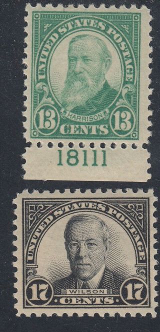 Tdstamps: Us Stamps Scott 622 623 (2) Nh Og