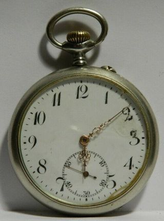Perfecta Cal.  18 " Helix " Ref.  1838 C.  1915 Cylinder Pocket Watch Running