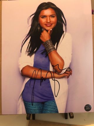 Mindy Kaling Signed Autograph 8x10 The Office Mindy Project Rare