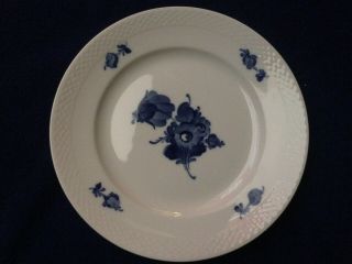 Royal Copenhagen Denmark Blue Flowers Braided 10 1/4 " 4 Dinner Plates