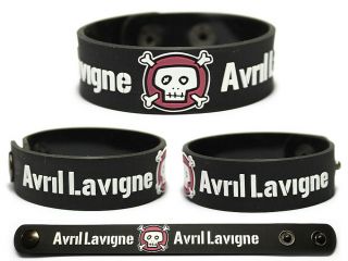 Avrill Lavigne Wristband Rubber Bracelet V2