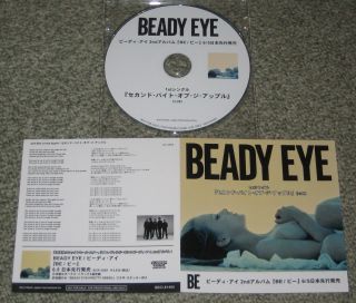Beady Eye Japan Promo Only Cd With Picture Sleeve Official Oasis Liam Gallagher