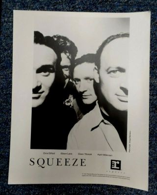 Squeeze 1991 Reprise Press Photo