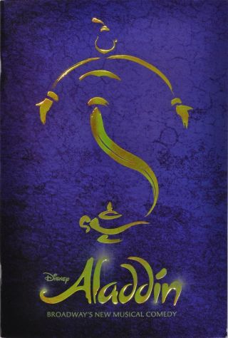 Aladdin Broadway Souvenir Program - Adam Jacobs