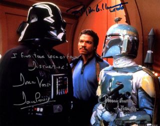 Dave Prowse / Williams Autographed Signed 8x10 Photo (star Wars) Reprint