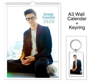 Grant Gustin The Flash Barry Allen 2020 Wall Holiday Calendar,  Keyring