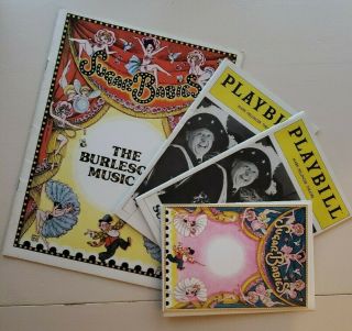 Sugar Babies On Broadway,  Aug.  1980 (playbill,  Program & Gift Card)