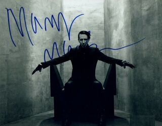 Marilyn Manson Autographed Signed 8x10 Photo Reprint