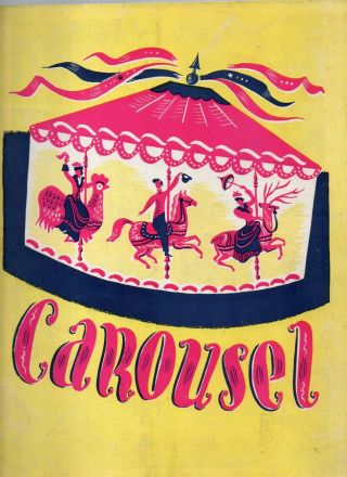 63158 Broadway Souvenir Program Feb 1949 John Raitt & Iva Withers " Carousel " Nyc