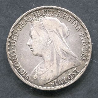 1896 Great Britain Crown Vf Problem