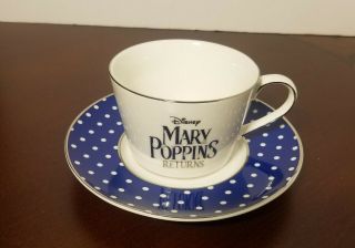 Mary Poppins Returns Movie Collectible Tea Cup & Saucer Set