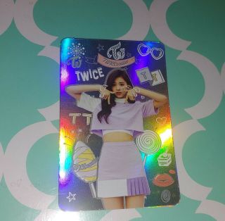 Twice 3rd Mini Album Coaster Lane1 Tzuyu Official Photo Card