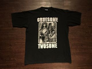 2002 Ozzfest Gruesome Twosome Concert Tour T - Shirt Ozzy Osbourne Zakk Wylde Xl