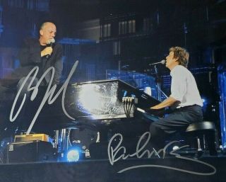 Paul Mccartney & Billy Joel Autographed Signed 8x10 Photo Reprint