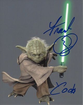 Frank Oz Yoda Autographed Signed 8x10 Photo (star Wars) Reprint