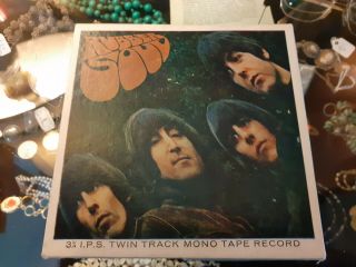 The Beatles - Rubber Soul Twin Track Mono Tape Record Reel To Reel Ta - Pmc 1267