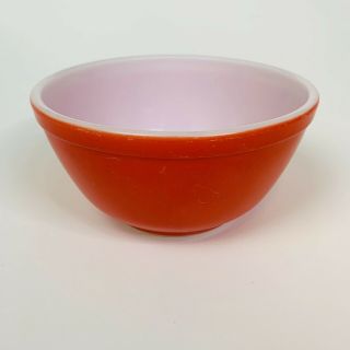 Vintage Pyrex Red Mixing Bowl Ovenware 402 1.  5 Qt A - 37