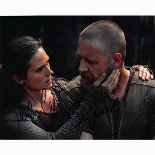 Russell Crowe & Jennifer Connelly (47613) - Autographed In Person 8x10 W/