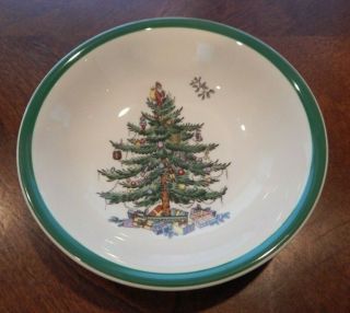 Spode Christmas Tree Coupe Cereal Bowl (s) 6 1/4 " Made In England Stamp S3324