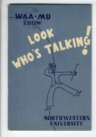 Sheldon Harnick College Musical Show Program 1950 Northwestern University