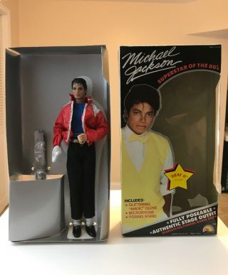 Michael Jackson Beat It Vtg 1984 Poseable 11.  5 " Doll Ljn King (no Microphone) Mj