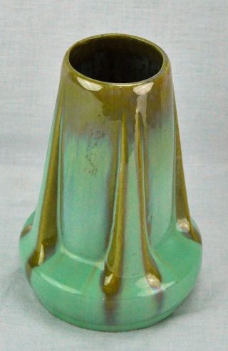 Antique Arts & Crafts Era Fulper Buttress Vase 8 ½” Tall.  1916 - 1 (bi Mk/181126)