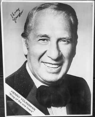 Henny Youngman - King Of The One Liners - Hand Signed Autographed Program