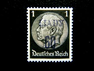 Local Deutsches Reich Occup.  Overprint Pleskau Mnh Signed