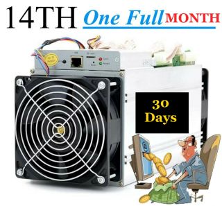 30 Days 1 Month Bitcoin Mining Contract 14th/s Sha256 S9i Antminer