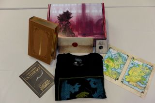 Game Of Thrones Collectible Gift Box With Print Book Coin Shirt And More Hbo