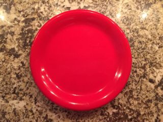 Primula Decorata A Mano Red Dinner Plate