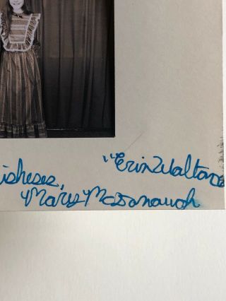 Vintage Erin McDonough Signed Photo Autographed Mary Walton LHOTP Little House 2