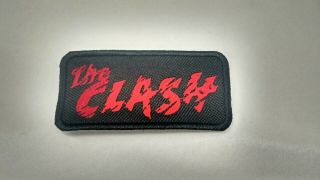 The Clash Patch Embroidered Iron/sew - On Punk Rock Post - Punk Self - Titled Logo