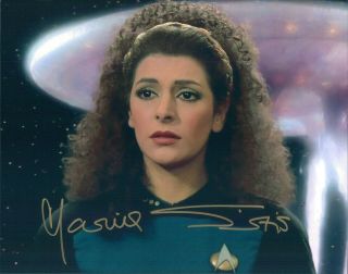 Marina Sirtis Star Trek The Next Generation Hand Signed 8x10 Photo Autograph