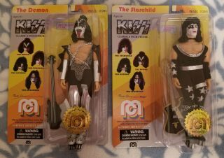 Mego Kiss Gene Simmons And Paul Stanley 8 " Action Figures