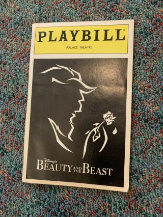 Broadway Playbill,  Beauty And The Beast,  Palace Theater,  Cast 1994