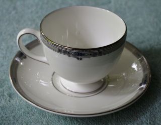 1984 Wedgwood Amherst Fine Bone China Cup And Saucer Duo