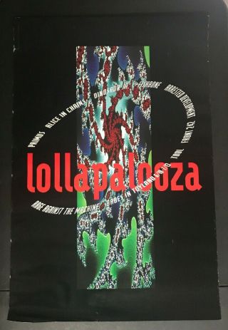 Alice In Clains Rare 1993 Lollapalooza Promo Poster