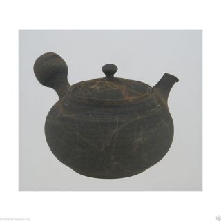 Japanese Pottery Ceramic Kyusu Tea Pot : Syukei - 200cc Ceramic Mesh Net