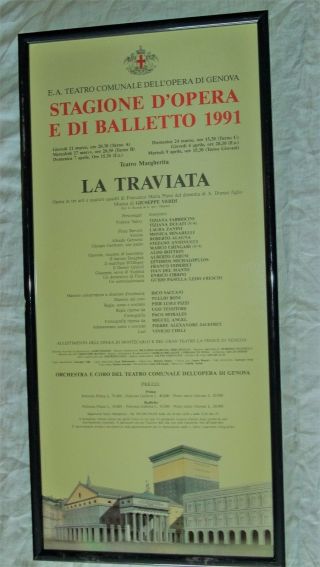 La Travita Opera Poster