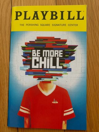 Be More Chill Off - Broadway Playbill - Cast