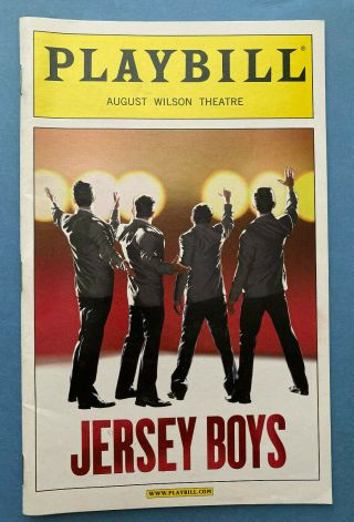 Jersey Boys Playbill (july 2008) Christian Hoff,  J.  Robert Spencer,  Sebastian