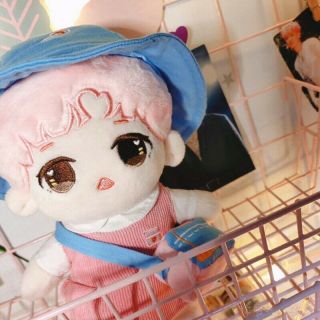 20cm Kpop Exo Plush Pink Lollipop Baekhyun Doll Toy With Clothes Limited