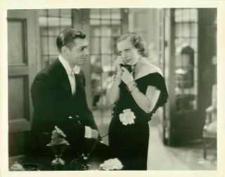 1931 Possessed Clark Gable & Joan Crawford Talking On Phone Movie Still Photo