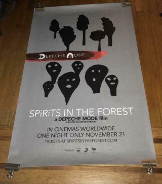 Depeche Mode Spirits In The Forest 4ft Subway Promo Poster 2019 Rare