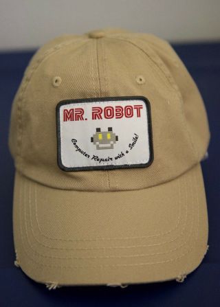 Rare Mr.  Robot Baseball Cap Hat Lootcrate Dx Exclusive Loot Crate Licensed