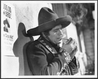 Western The Cisco Kid Warner Baxter 1930s Doubleweight Stamped Photo